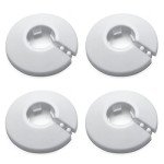 MroMax 1/2" Flange Water Pipe Cover – 4 Pack