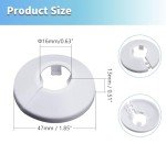 MroMax 1/2" Flange Water Pipe Cover – 4 Pack