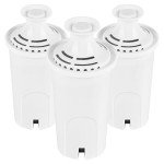 NUTTUTO 3-Pack Filters for Brita Dispensers & Pitchers