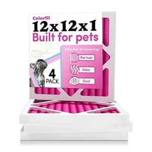 Color Changing Air Filters for Pet Odor - 4 Pack