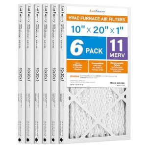 LotFancy MERV11 Pleated Air Filter 6-Pack
