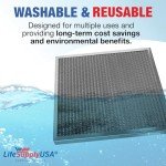 18x18x1 Washable Electrostatic Air Filter, MERV 8
