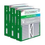 20x20x5 MERV 8 Air Filters - 3-Pack