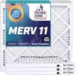 Filter King MERV 11 Pleated Air Filters 6-Pack