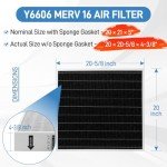 MERV16 20x21x5 Air Filter for Lennox PureAir