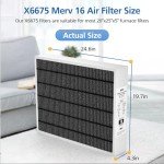 2 Pack MERV 16 Air Filters for Lennox HVAC