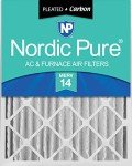 Nordic Pure MERV 14 Carbon Pleated Air Filter