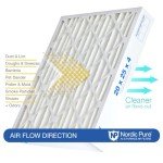 Nordic Pure MERV 14 Carbon Pleated Air Filter