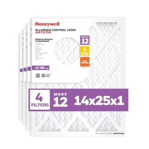 Honeywell MERV 12 Electrostatic Pleated Air Filter 4-Pack