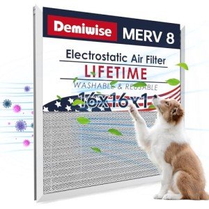 Washable 16x16 Air Filter for HVAC Systems