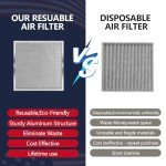 Washable 16x16 Air Filter for HVAC Systems