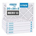 Aerostar MERV 13 Pleated Air Filter 6-Pack