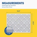 Aerostar MERV 13 Pleated Air Filter 6-Pack