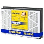 MERV 13 Pleated Air Filter 20x30x3 - 2 Pack