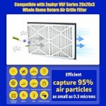 MERV 13 Pleated Air Filter 20x30x3 - 2 Pack