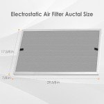 Montemono 18x30x1 MERV8 Washable Air Filters, 2-Pack