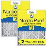 Nordic Pure 18x24 Pleated MERV 10 Filters - 2 Pack