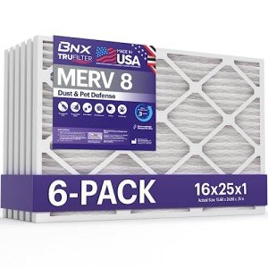 BNX TruFilter MERV 8 Air Filters (6-Pack)