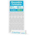 Reusable MERV 8 Air Filters, 6 Pack