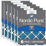 Nordic Pure 14x25x1 MERV 7 Air Filter 6 Pack