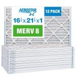 Aerostar MERV 8 Pleated Air Filter 12 Pack