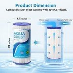 Aqua Crest Whole House Water Filter, Pack of 2