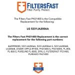 PureH2O PH21400 LG & Kenmore Water Filter