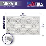 BNX TruFilter 14x24x1 Air Filters - MERV 8 (6-Pack)