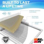 K&N Washable 20x25x4 HVAC Air Filter MERV 11