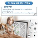 MERV 13 20x20x3 Pleated Air Filters - 2 Pack
