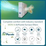 AirPurete MERV 8 Furnace Filter 16x25x4, 2-Pack