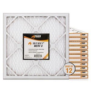Tiger Tough MERV 8 Air Filter 12-Pack, 16x16x1