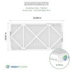 16x25x1 MERV 8 Pleated Air Filters 4 Pack