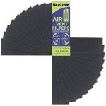 24-Pack Activated Charcoal Air Filters 4" x 12