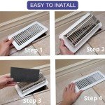 24-Pack Activated Charcoal Air Filters 4" x 12