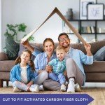 24-Pack Activated Charcoal Air Filters 4" x 12