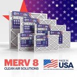 BNX TruFilter 16x25x1 MERV 8 Air Filters (12-Pack)