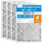 LotFancy 14x20x1 MERV13 Air Filter 4-Pack