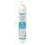 10-Inch Inline Water Filter for Ice Makers & More