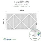 TRIGHTFILTERS 14x30x1 MERV 8 Air Filter 4-Pack