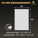 MervKing 20x30x1 Pleated Air Filter - 12-Pack