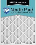 Nordic Pure 12x24x1 Pleated Air Filters 6 Pack