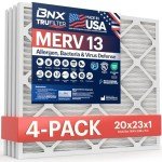 BNX TruFilter MERV 13 Air Filters (4-Pack)