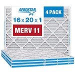 Aerostar 16x20x1 MERV 11 Pleated Air Filters