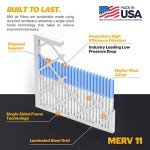 BNX TruFilter 16x25x1 MERV 11 Air Filters - 12-Pack