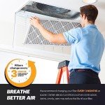 BNX TruFilter 16x25x1 MERV 11 Air Filters - 12-Pack
