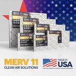 BNX TruFilter 16x25x1 MERV 11 Air Filters - 12-Pack