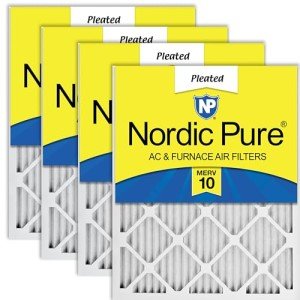 Nordic Pure 14x25x1 Pleated MERV 10 Air Filters