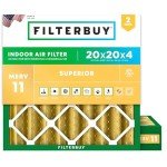 MERV 11 Allergen Defense Air Filters 20x20x4