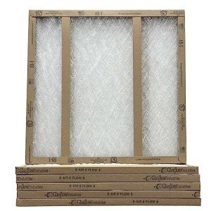 24x24 Glasfloss Fiberglass Air Filters (Box of 6)
